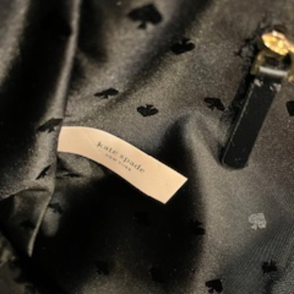 NWOT - Kate Spade Large Black Nylon Tote with 3 Compartments - Picture 7 of 9